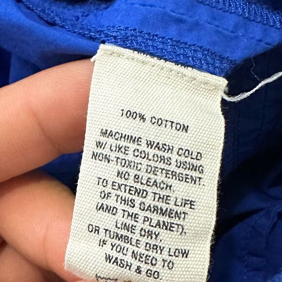 Alex Mill Standard Paper Poplin Skirt A-line Pockets Ultramarine Blue Sz Medium - Picture 4 of 6